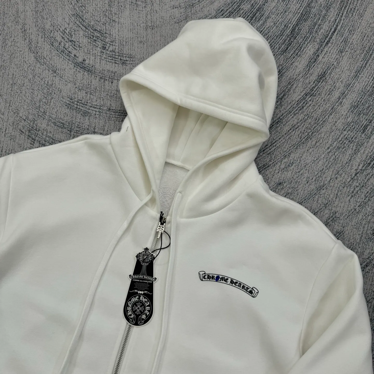 P470 Chrome Hearts hooded glue print sweatshirt jacket size S/M/L/XL